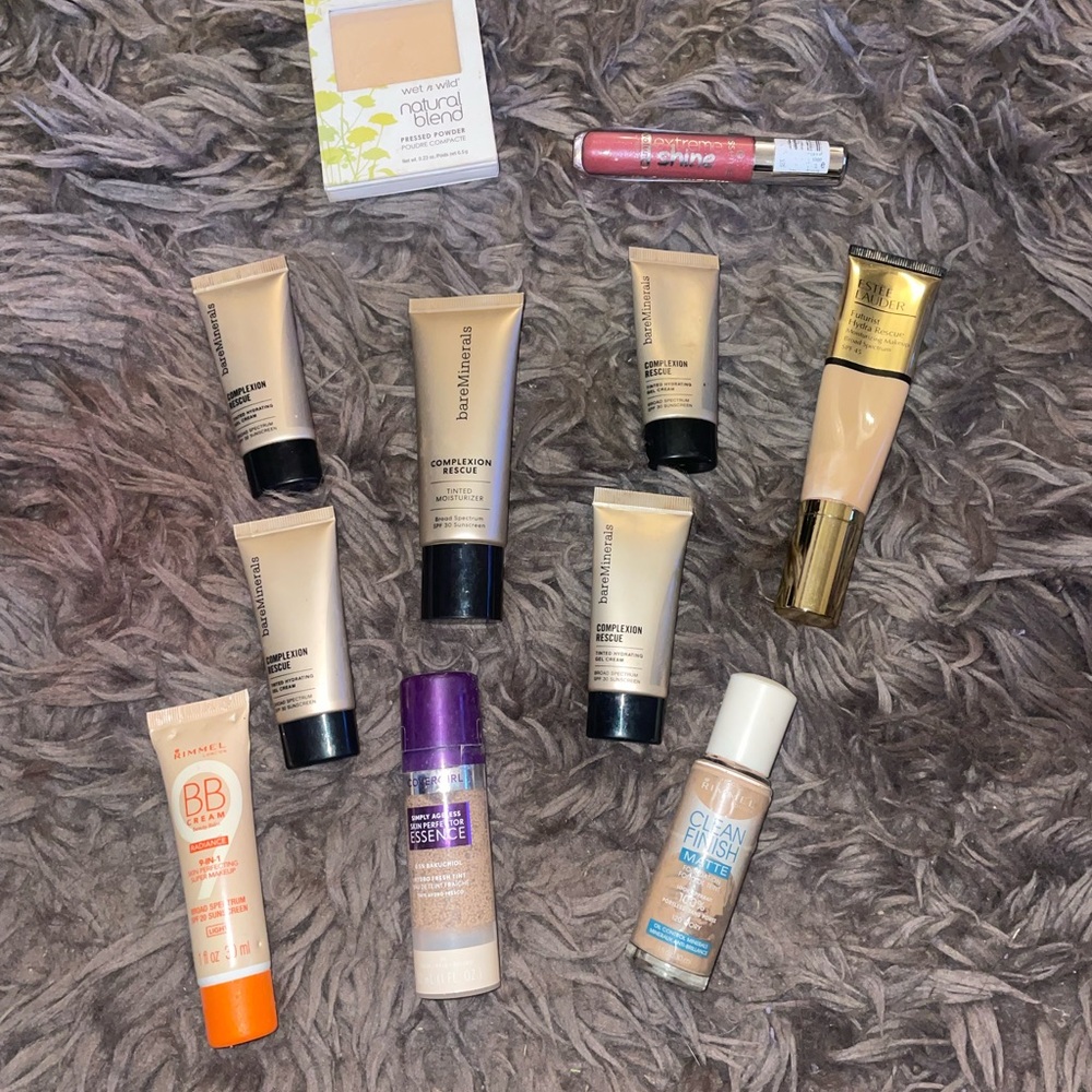 Huge Foundation Bundle. bareMinerals,Estee Lauder, Rimmel, CoverGirl